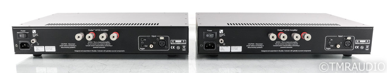 PS Audio M700 Mono Power Amplifiers; Black Pair (Used)