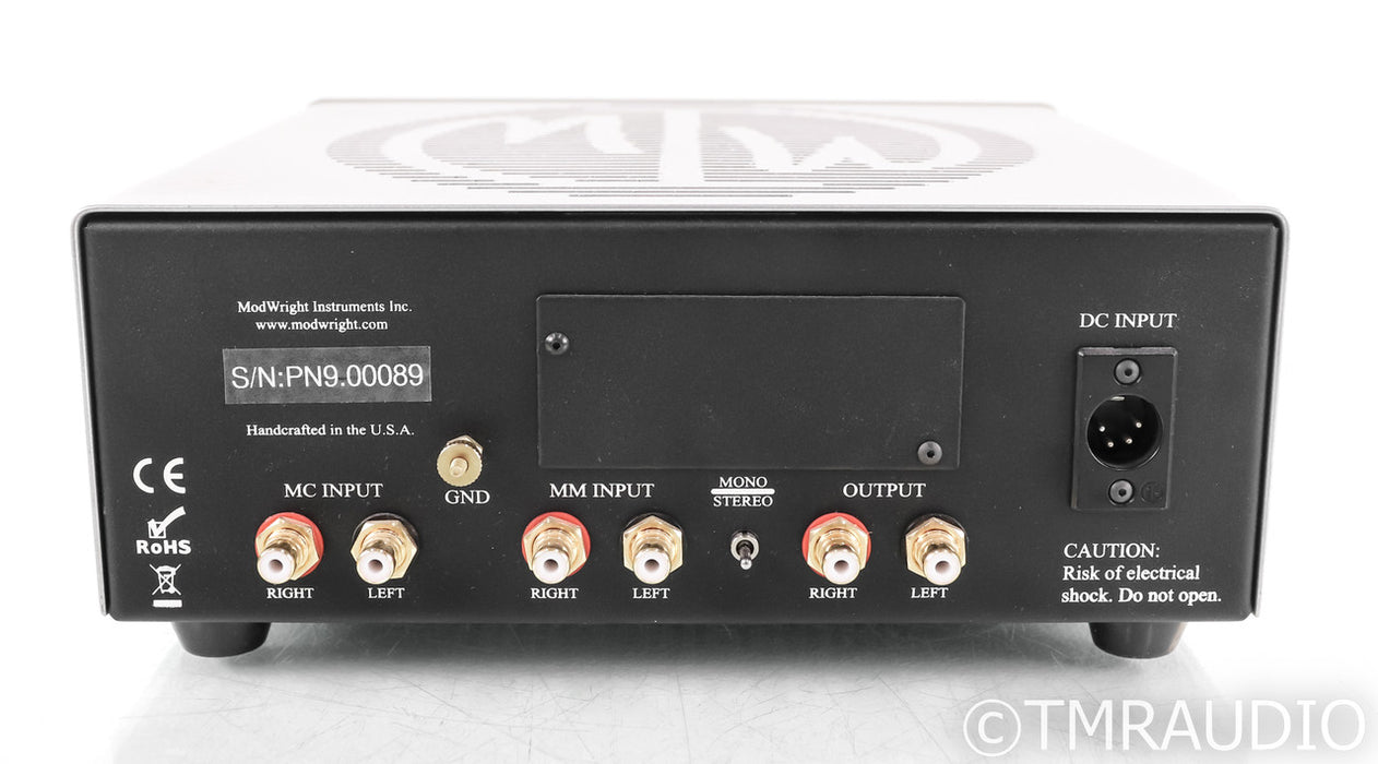 ModWirght PH 9.0 MM / MC Tube Phono Preamplifier; Silver