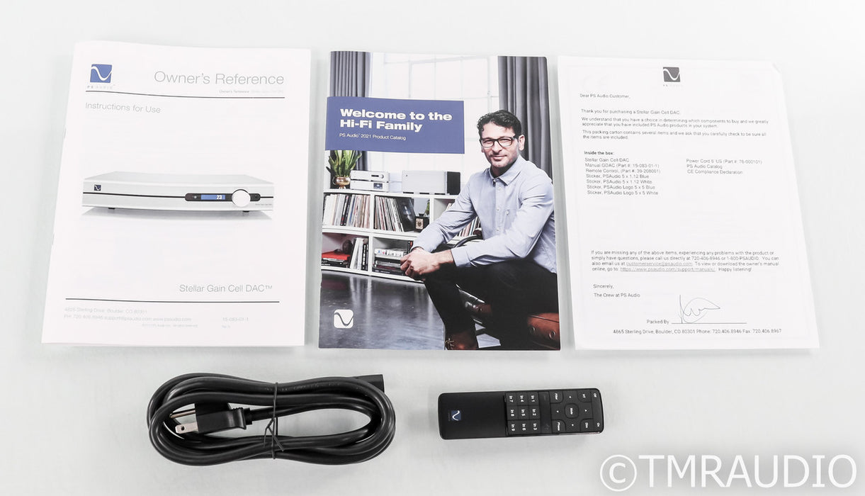 PS Audio Stellar Gain Cell DAC; D/A Converter; USB; Remote (Used)
