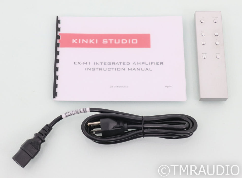Kinki Studio EX-M1 Stereo Integrated Amplifeir; Remote; Silver; EXM1