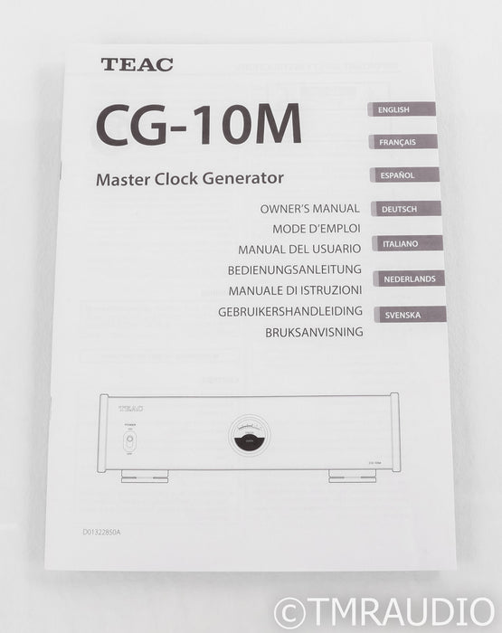 TEAC CG-10M Master Clock Generator; Silver