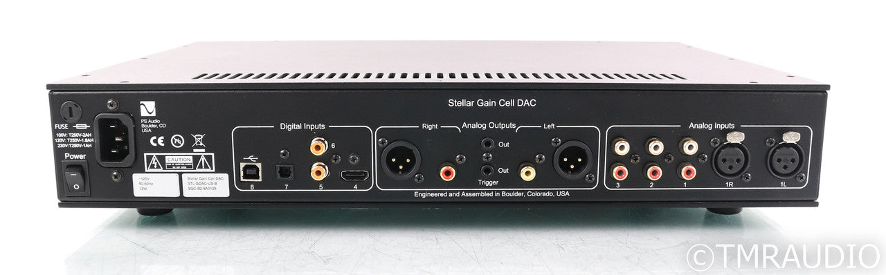 PS Audio Stellar Gain Cell DAC; D/A Converter; Black; Remote (Used)