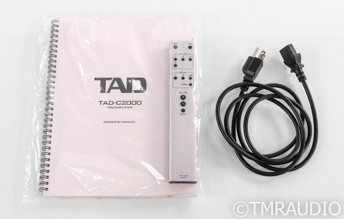 TAD C2000 Stereo Preamplifier / DAC; C-2000; Remote; Silver & Black