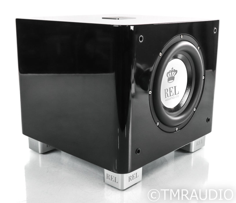 REL T/7x 8" Powered Subwoofer; Piano Black