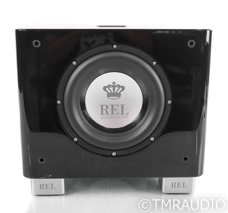 REL T/7x 8" Powered Subwoofer; Piano Black