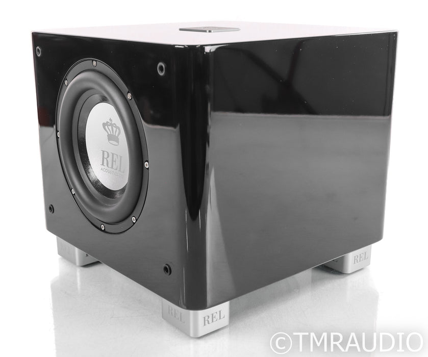 REL T/7x 8" Powered Subwoofer; Piano Black