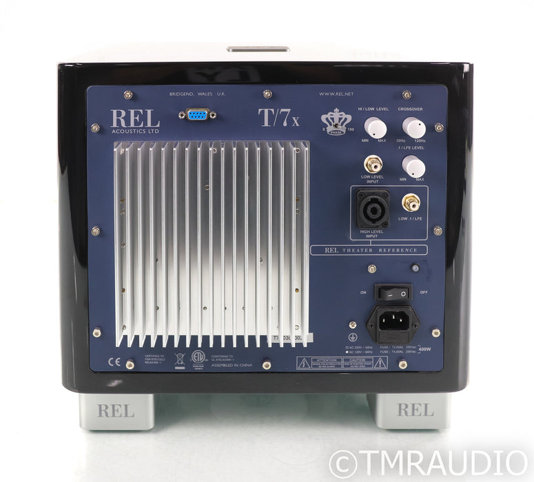 REL T/7x 8" Powered Subwoofer; Piano Black