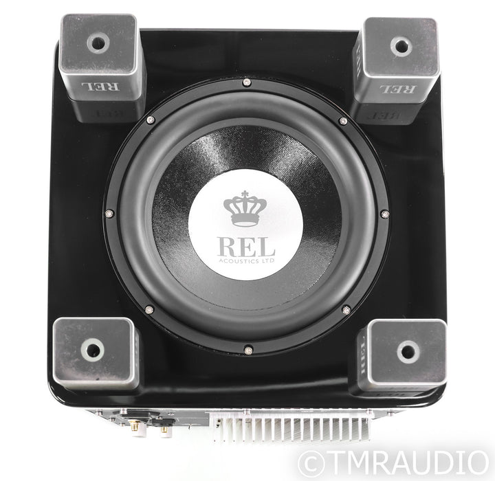 REL T/7x 8" Powered Subwoofer; Piano Black