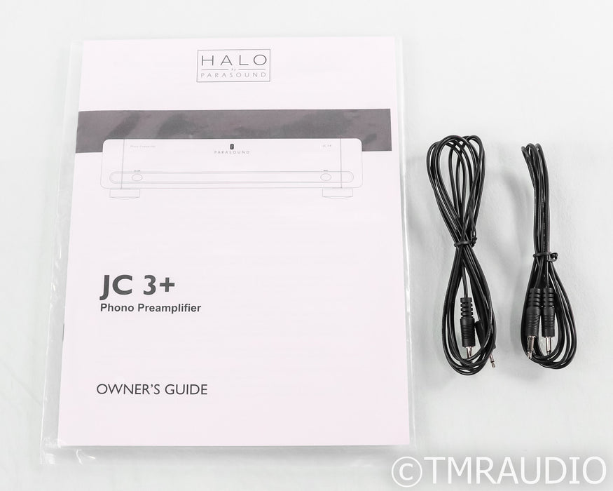 Parasound Halo JC 3+ MM / MC Phono Preamplifier; Black