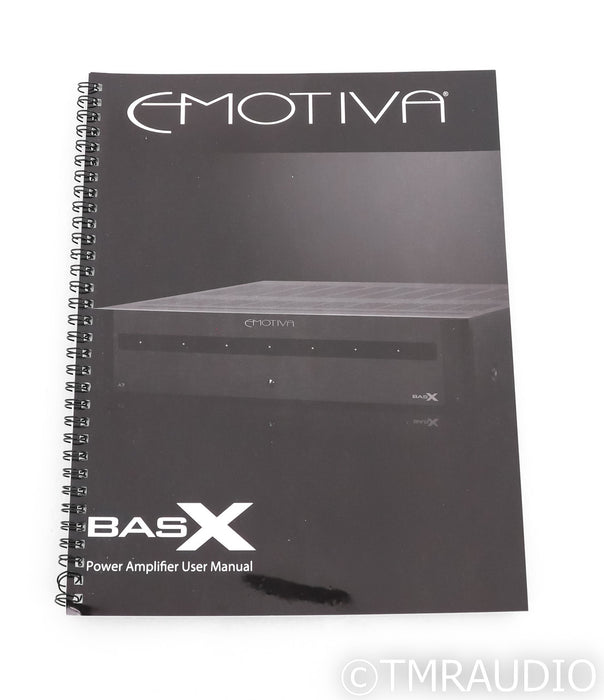 Emotiva BasX A4 4-Channel Power Amplifier; Black; A-4