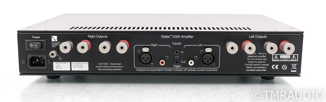 PS Audio Stellar S300 Stereo Power Amplifier; Black; S-300