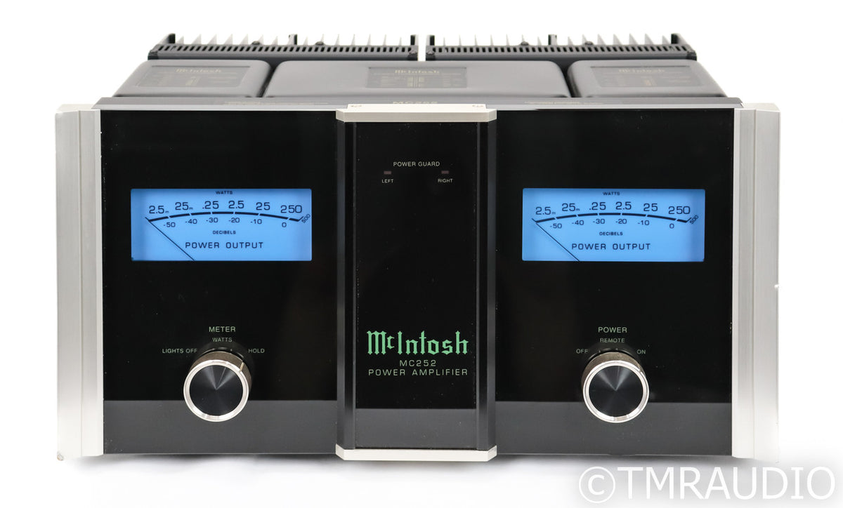 McIntosh MC252 Stereo Power Amplifier; MC-252 — The Music Room