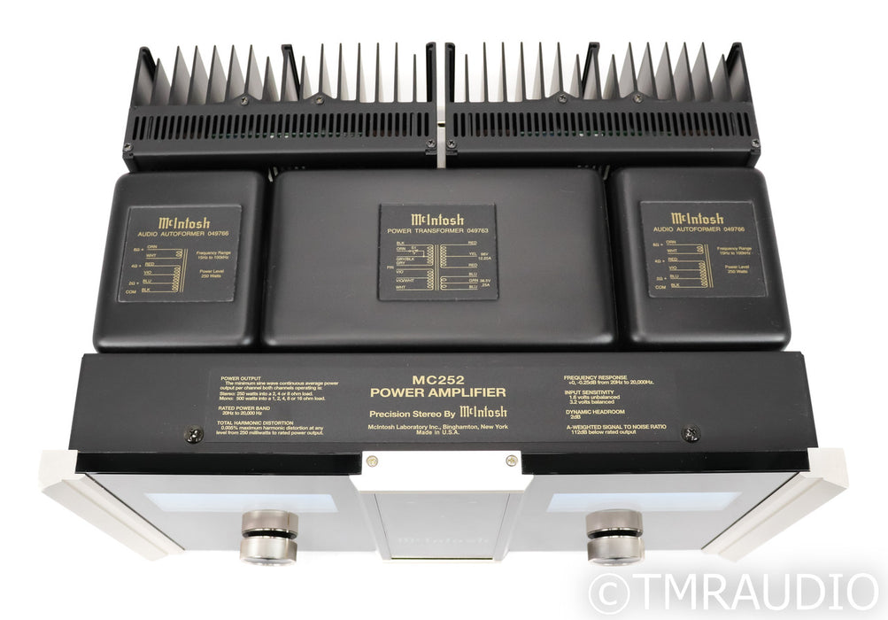 McIntosh MC252 Stereo Power Amplifier; MC-252