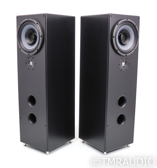 Tekton Lore Floorstanding Speakers; Black Pair; Beryllium Tweeter Upgrade