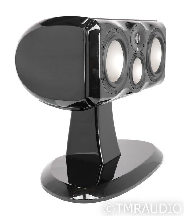 Revel Ultima Voice2 Center Channel Speaker; Pedestal Stand; Gloss Black