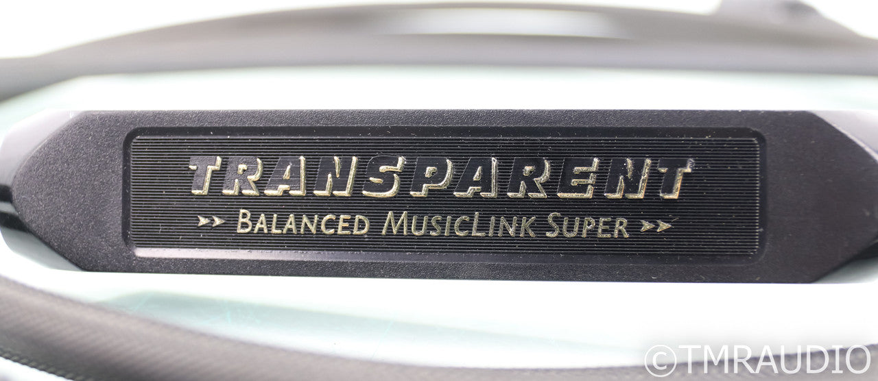 Transparent Audio Music Link Super XLR Cables; 3m Pair Balanced Interconnects