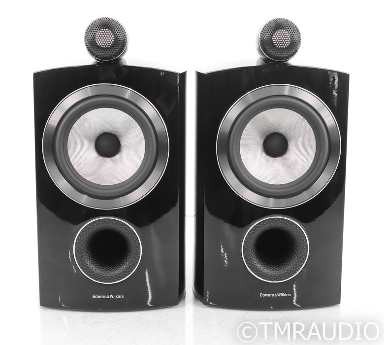 B&W 805 D3 Bookshelf Speakers; Gloss Black Pair; 805D3