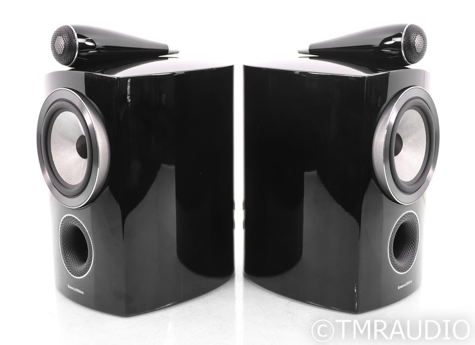 B&W 805 D3 Bookshelf Speakers; Gloss Black Pair; 805D3