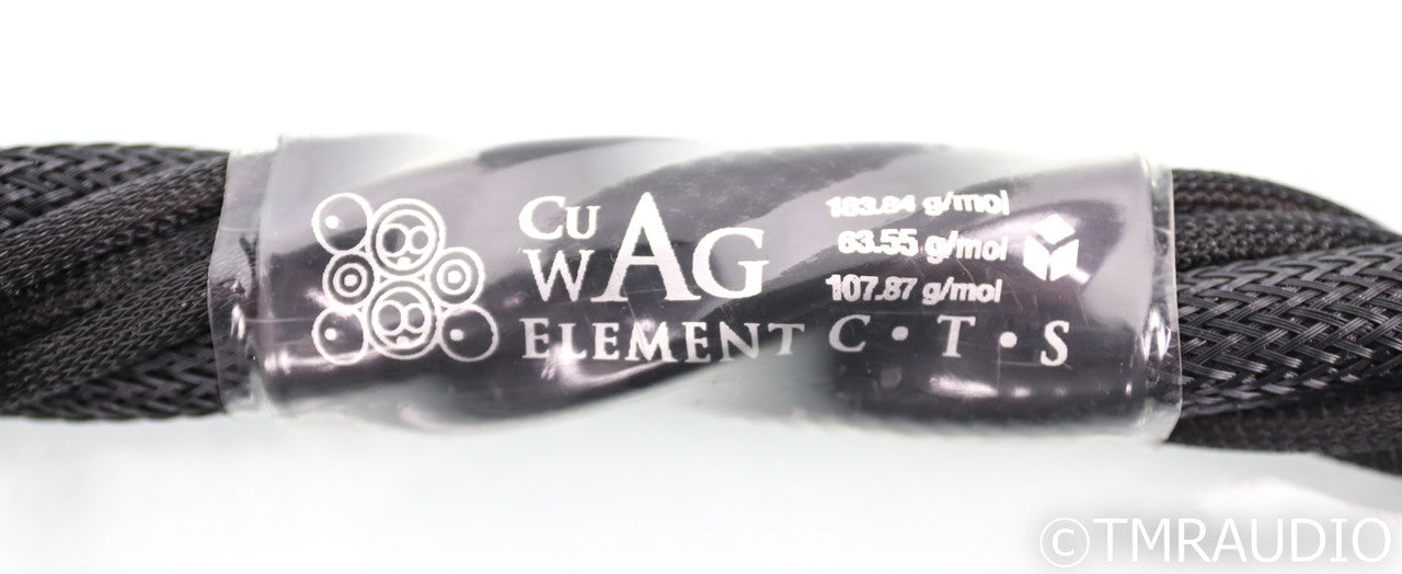 Synergistic Research Element CTS Bi-Wire Speaker Cables; 8ft Pair