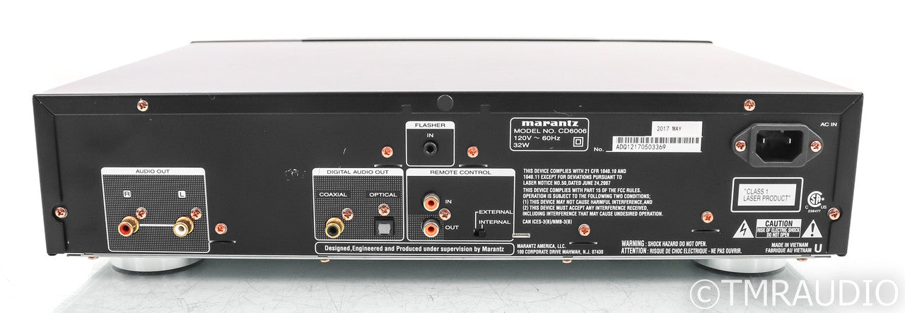 Marantz CD6006 CD Player; CD-6006; Remote