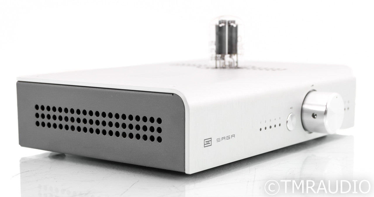 Schiit Audio Saga Stereo Tube Hybrid Preamplifier; Silver; Remote