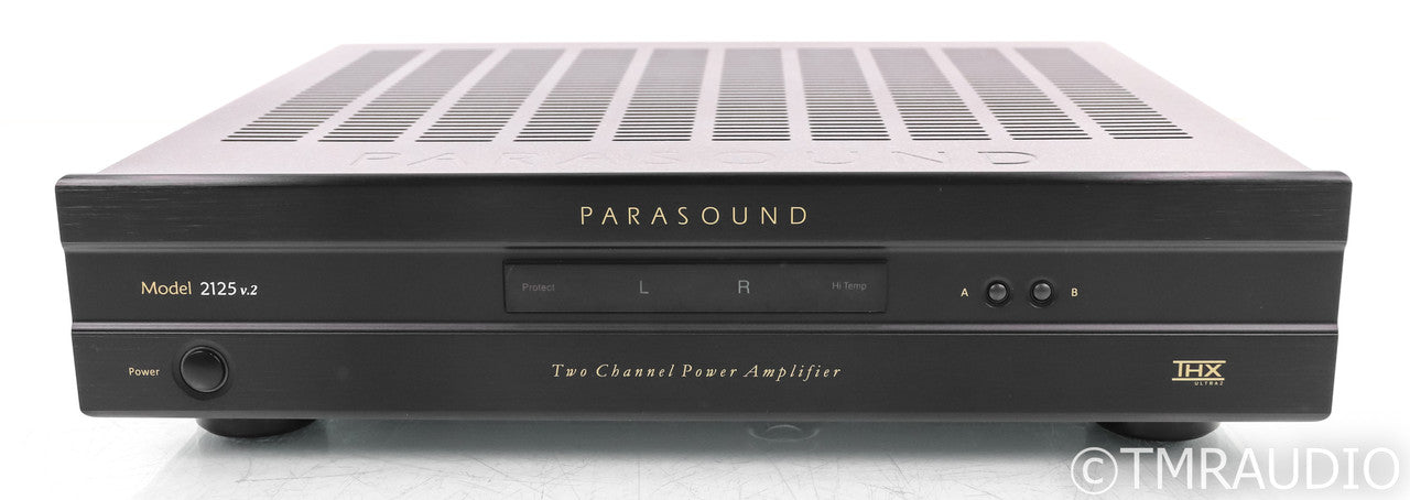 Parasound NewClassic Model 2125 v.2 Stereo Power Amplifier; Black
