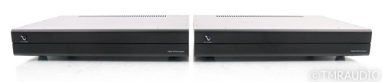 PS Audio Stellar M700 Mono Power Amplifier; Black Pair; M-700 (Used)