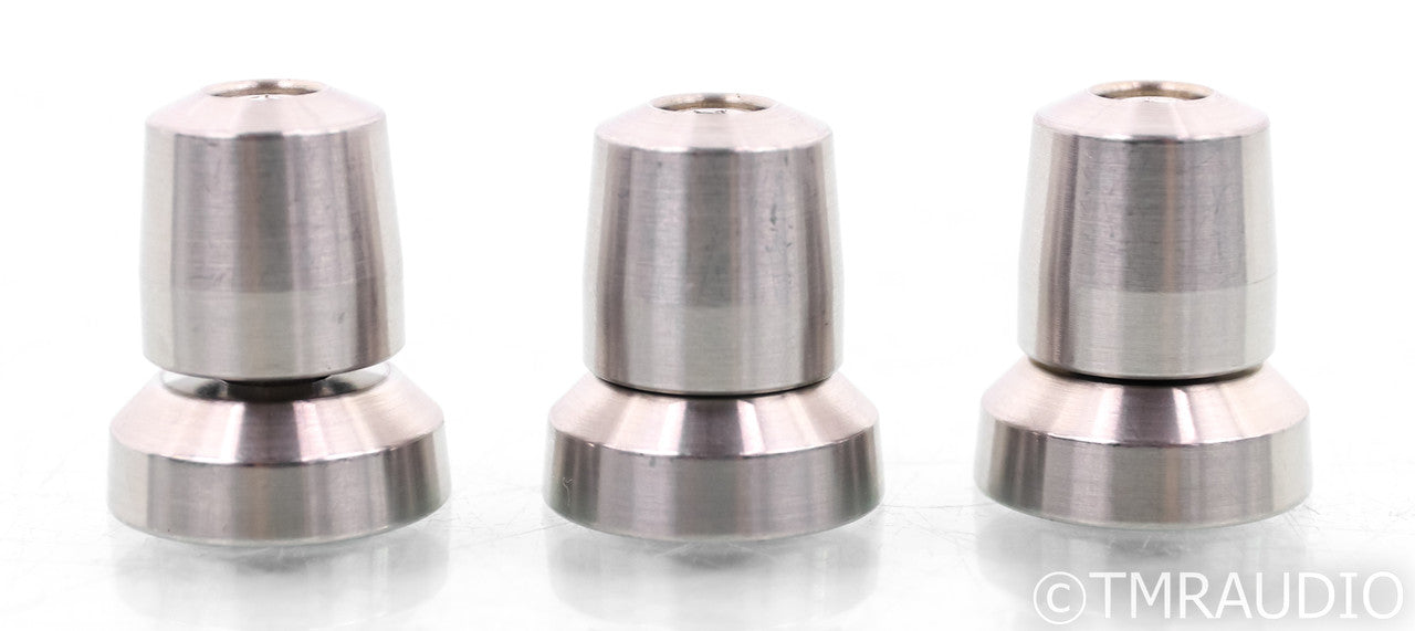 Stillpoints Ultra Mini Isolation Feet; Set of 3; Silver