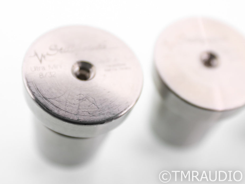 Stillpoints Ultra Mini Isolation Feet; Set of 3; Silver