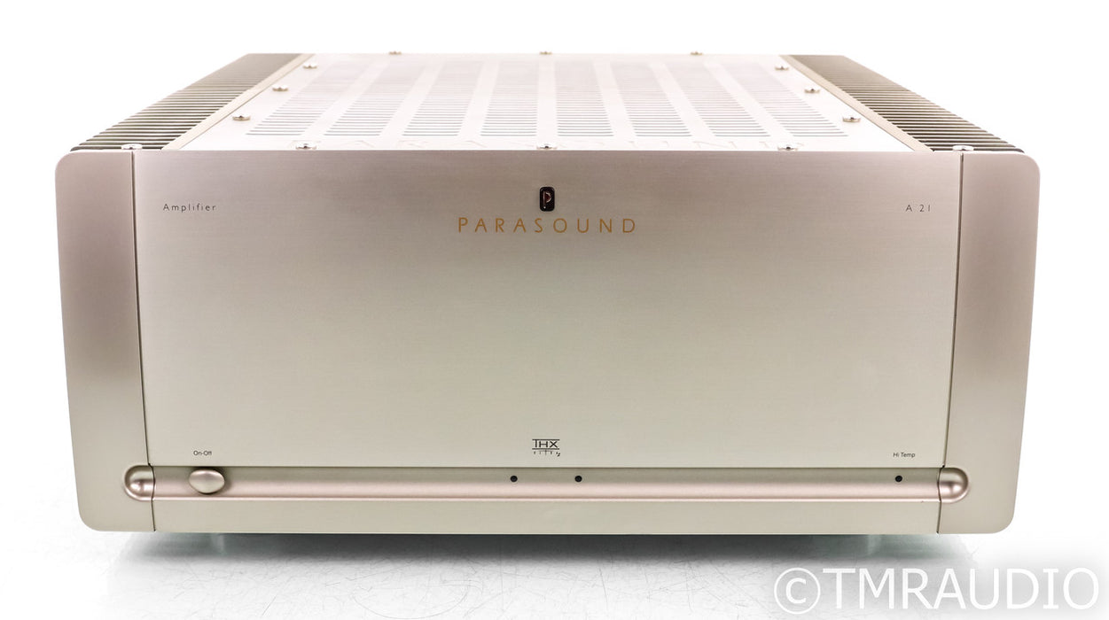 Parasound Halo A 21 Stereo Power Amplifier; A21; Silver