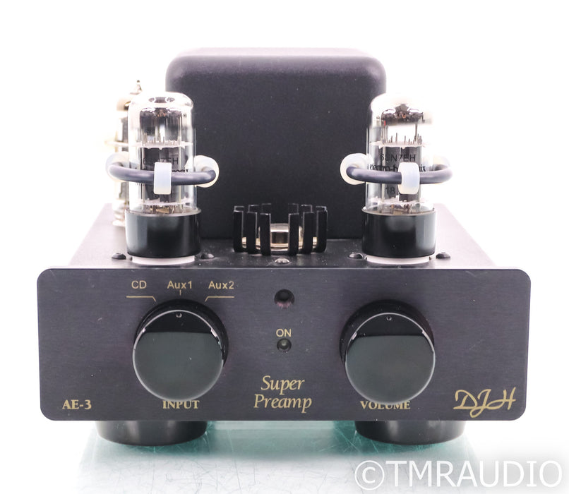 AES AE-3 DJH Super Stereo Tube Preamplifier; AE3DJH; Black; Oil Capacitors