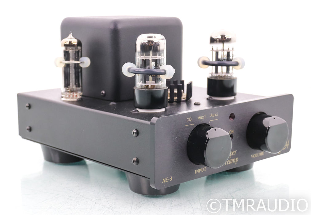 AES AE-3 DJH Super Stereo Tube Preamplifier; AE3DJH; Black; Oil Capacitors