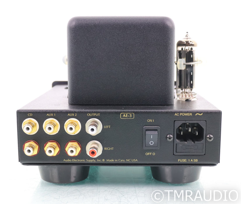 AES AE-3 DJH Super Stereo Tube Preamplifier; AE3DJH; Black; Oil Capacitors