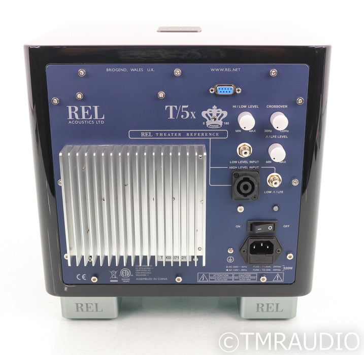 REL T/5x 8" Powered Subwoofer; Gloss Black