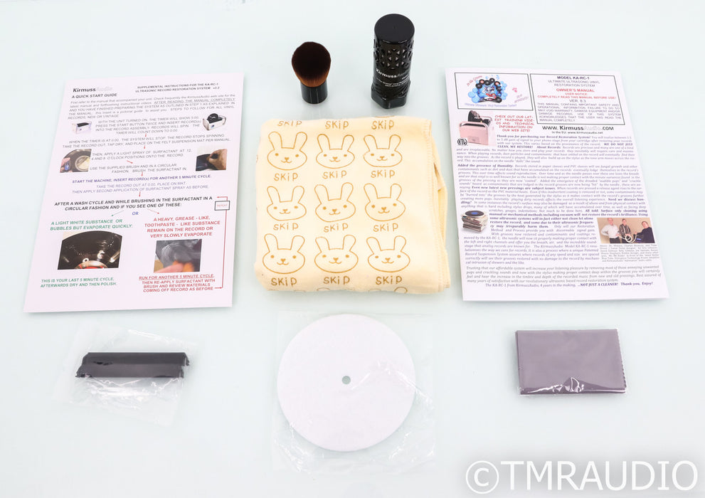 Kirmuss Audio KA-RC-1 Ultrasonic Record Cleaner; KARC1