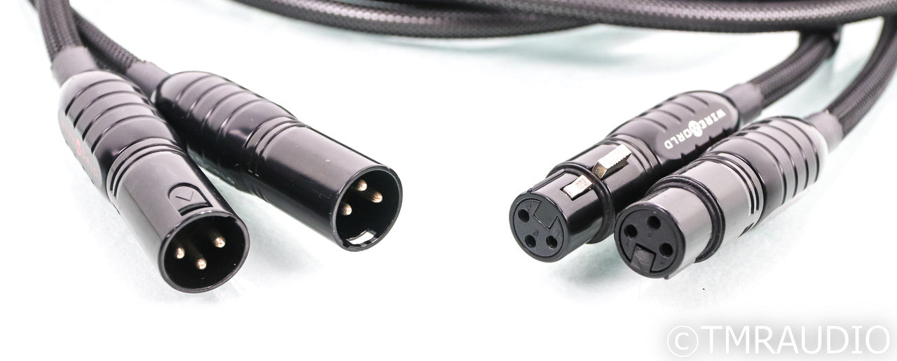 WireWorld Silver Eclipse 7 XLR Cables; 3m Pair Balanced Interconnects