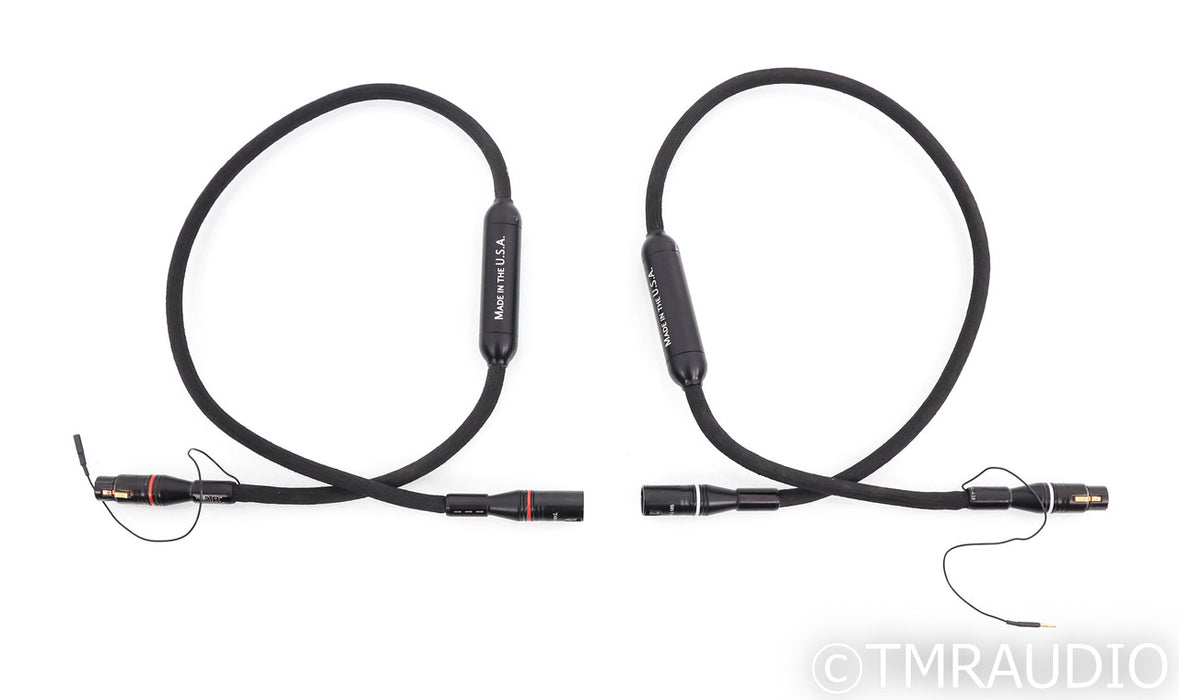 Tara Labs The 0.8 EX ISM Onboard XLR Cables; 1m Pair Balanced Interconnects