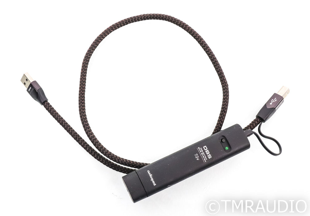 AudioQuest Coffee USB Cable; 0.75m Digital Interconnect; 72v DBS