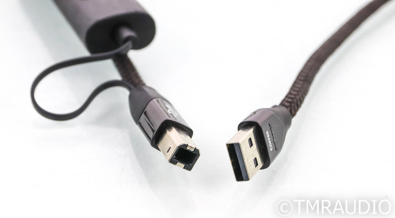 AudioQuest Coffee USB Cable; 0.75m Digital Interconnect; 72v DBS