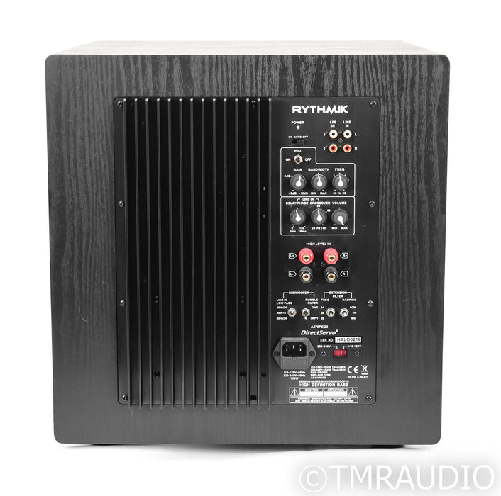 Rythmik Audio F12 12" Powered Subwoofer; Black Oak; F-12