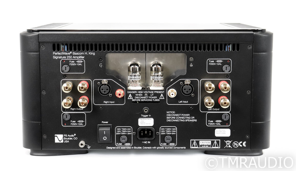 PS Audio BHK Signature 250 Stereo Hybrid Power Amplifier; Black