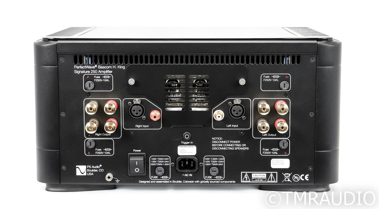 PS Audio BHK Signature 250 Stereo Hybrid Power Amplifier; Black