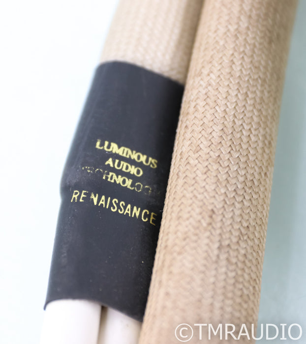 Luminous Audio Renaissance Bi-Wire Speaker Cables; 8ft Pair
