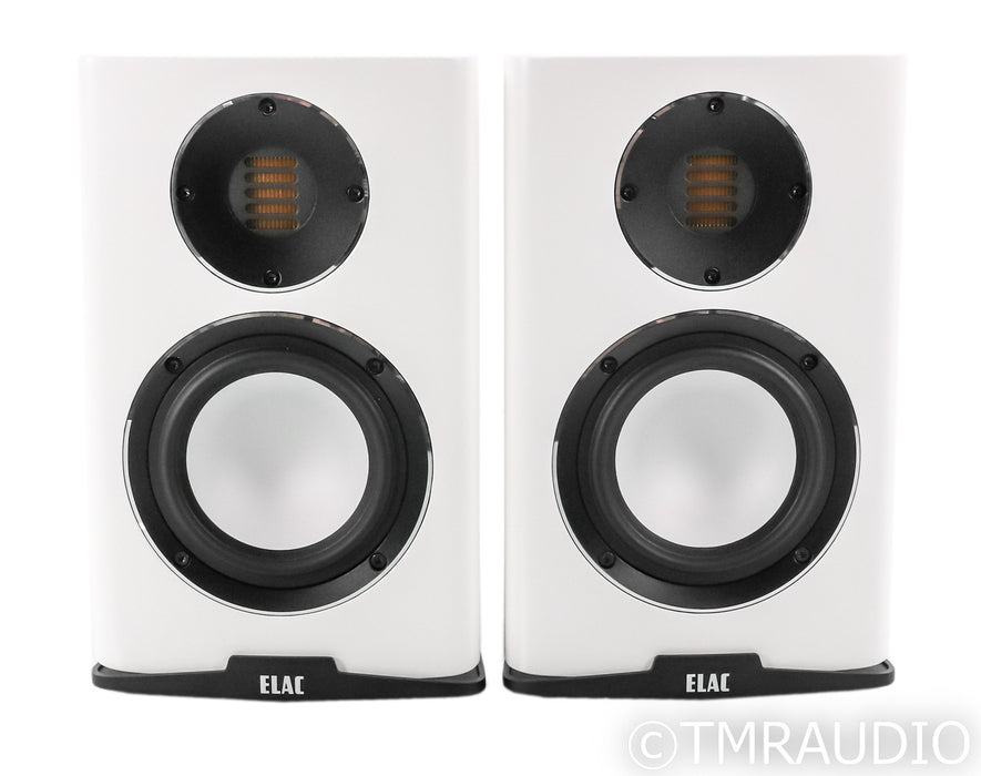 Elac Carina Bookshelf Speakers; Gloss White Pair