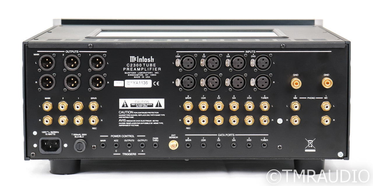 McIntosh C2300 Stereo Tube Preamplifier; C-2300; Remote; MM / MC Phono
