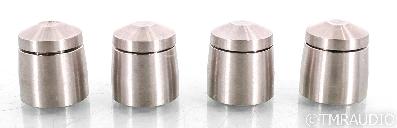Stillpoints Ultra SS Isolation Feet; Set of 4; 1/4 - 20 Threaded; Silver
