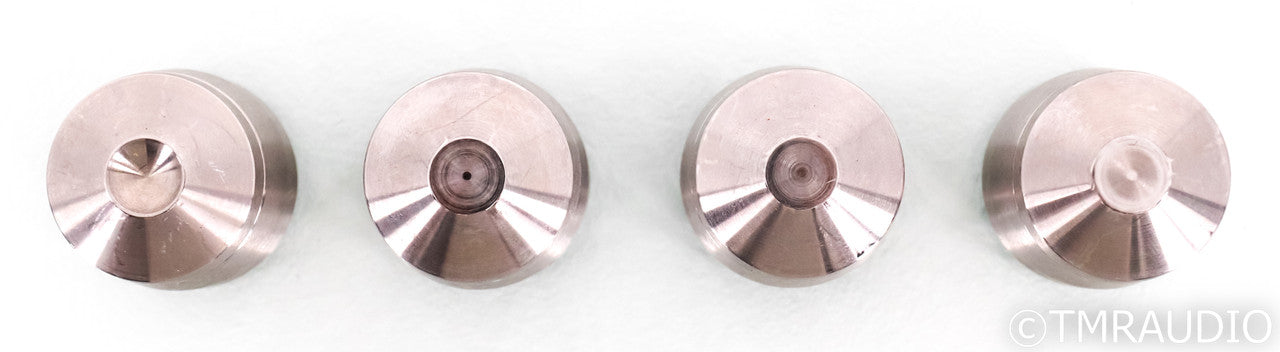 Stillpoints Ultra SS Isolation Feet; Set of 4; 1/4 - 20 Threaded; Silver