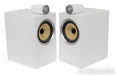 B&W CM6 S2 Bookshelf Speakers; Satin White Pair (No Grills)
