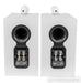 B&W CM6 S2 Bookshelf Speakers; Satin White Pair (No Grills)