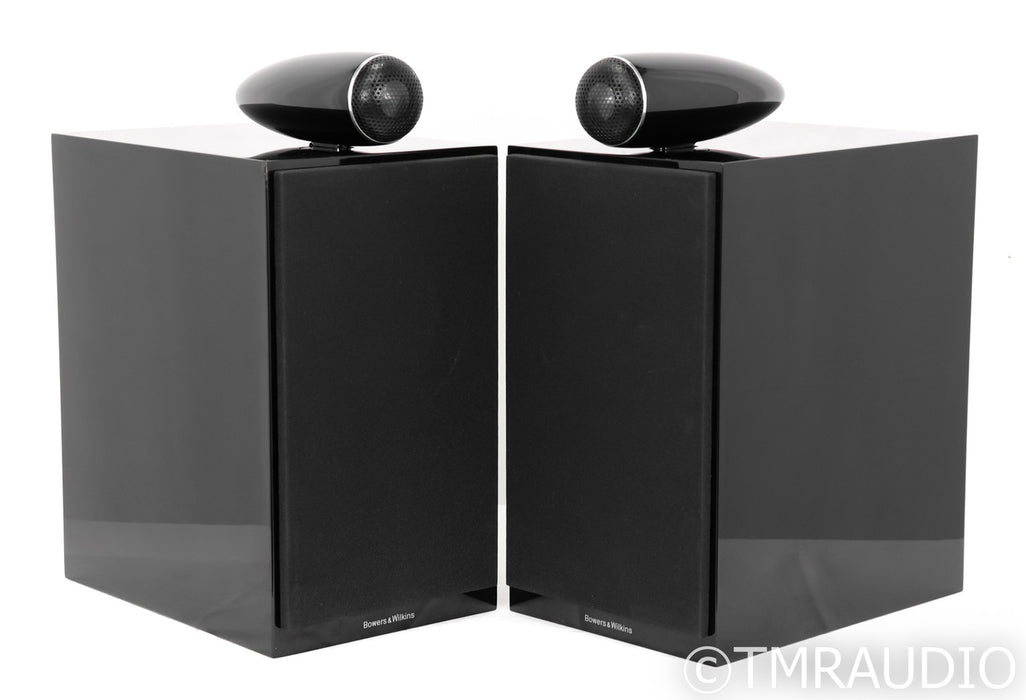 B&W 705 S2 Bookshelf Speakers; Gloss Black Pair